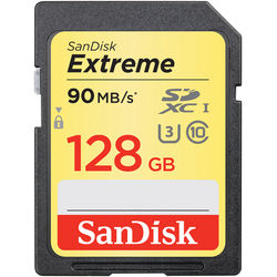 Cartao Memoria Sandisk extreme SDXC 128GB