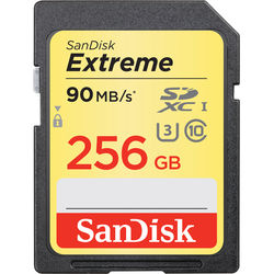 Cartao Memoria Sandisk extreme SDXC 256GB