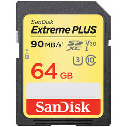 Cartao Memoria Sandisk extreme plus SDXC 64GB