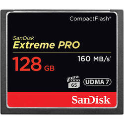 Cartao Sandisk CompactFlash Extreme 128GB