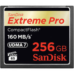 Cartao Sandisk CompactFlash Extreme 256GB