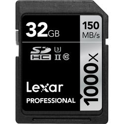 cartao lexar sdhc 1000x 32gb