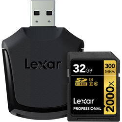 cartao lexar sdhc 2000x 32gb