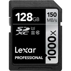 cartao lexar sdxc 1000x 128gb