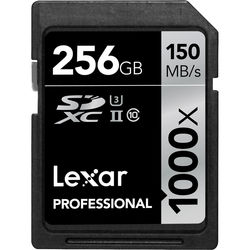 cartao lexar sdxc 1000x 256gb