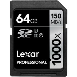 cartao lexar sdxc 1000x 64gb