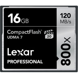 cartao memoria compactflash 800x lexar 16gb