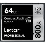 cartao memoria compactflash 800x lexar 64gb