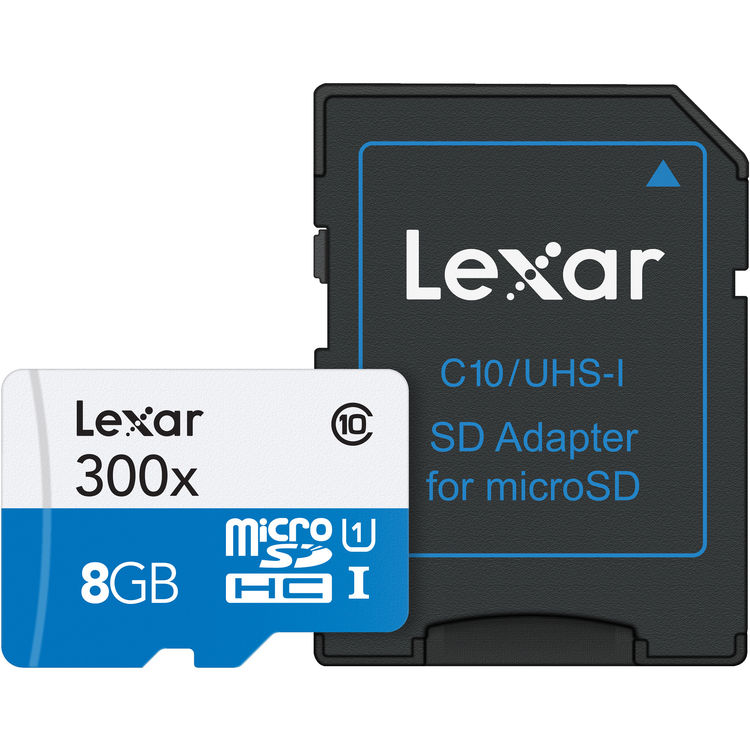 cartao memoria lexar microsdhc 300x 8gb