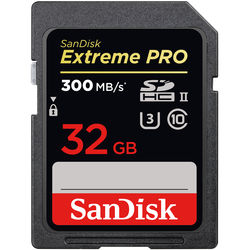 cartao memoria sdhc sandisk 32gb extreme pro 300mbs