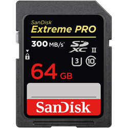 cartao memoria sdxc sandisk 64gb extreme pro 300mbs