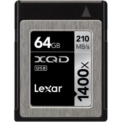 cartao xqd lexar 1400x 210mbs 64gb