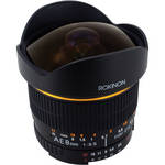 lente rokinon 8mm fisheye para nikon